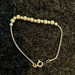 Silver 925 Beaded Bracelet